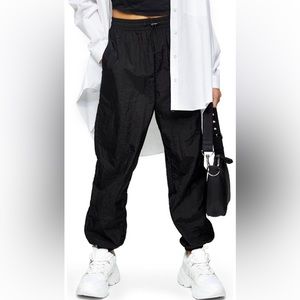 Topshop Nylon Jogger Pants
